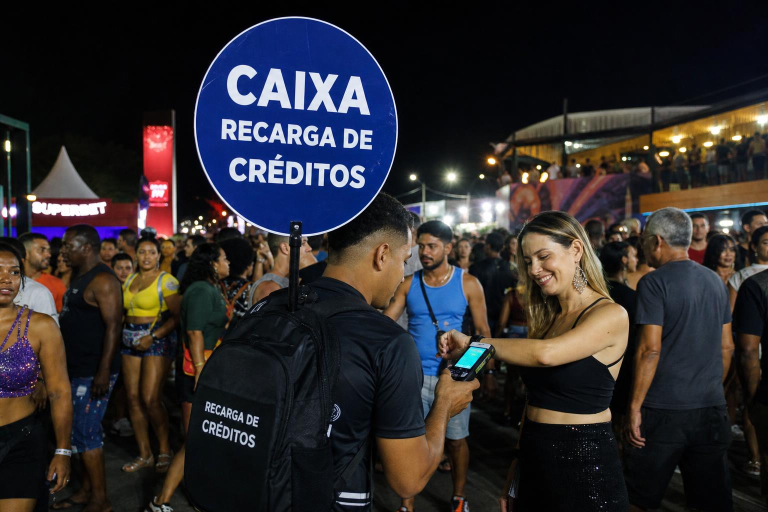 Promotor com terminal NFC